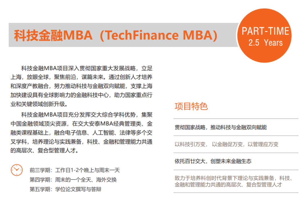 科技金融MBA
